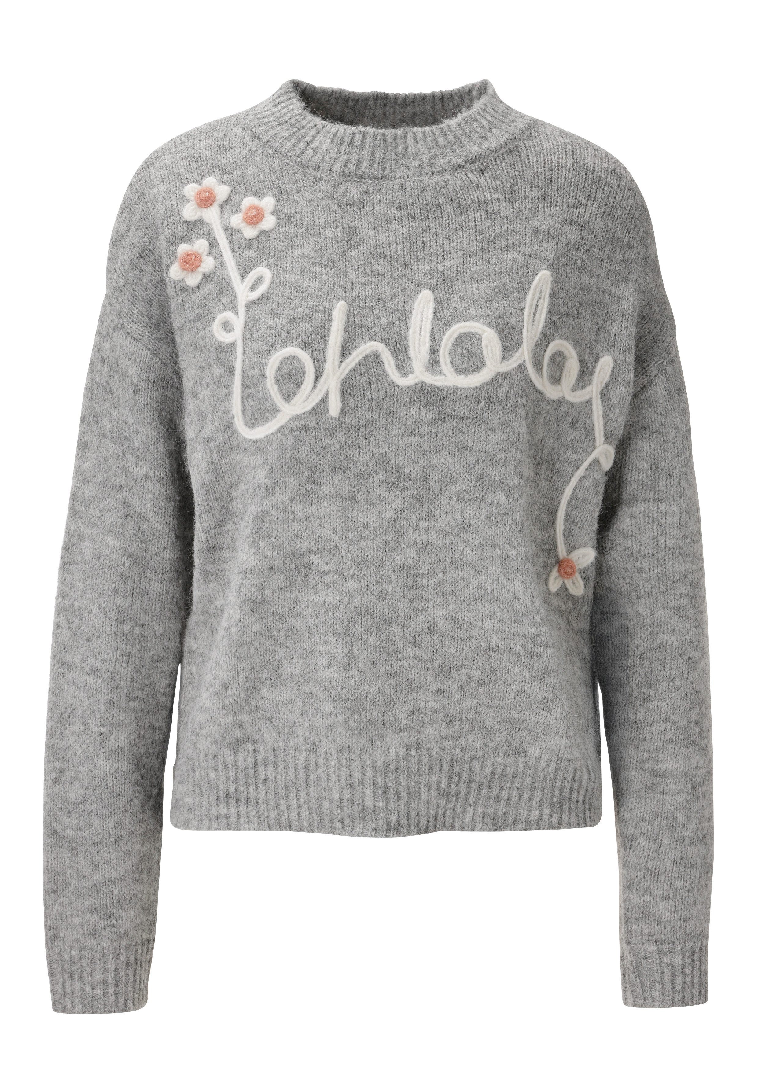 Aniston CASUAL Strickpullover mit Kordel-Applikationen - NEUE KOLLEKTION – Bild 5 von 5