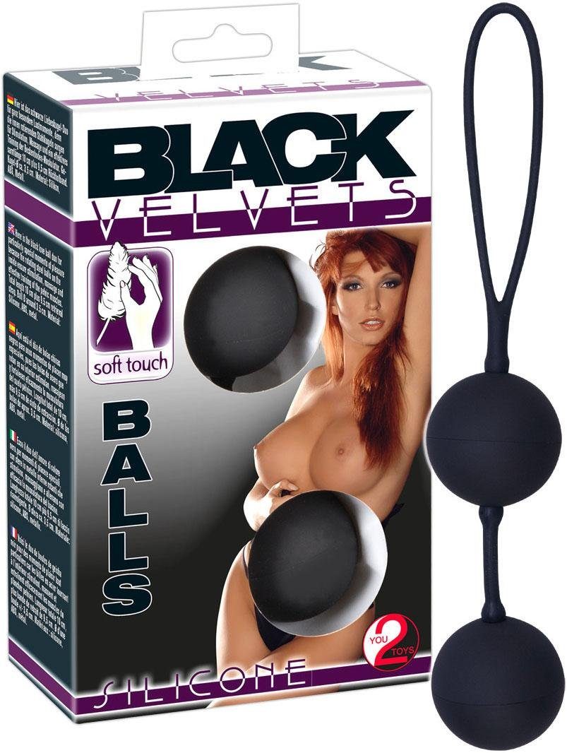 BLACK VELVETS Liebeskugeln Balls Silicone
