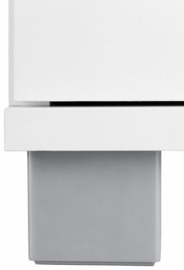 Schildmeyer Hochschrank Emmi Breite 60 cm, Metallgriffe, mit 2 Schubkästen