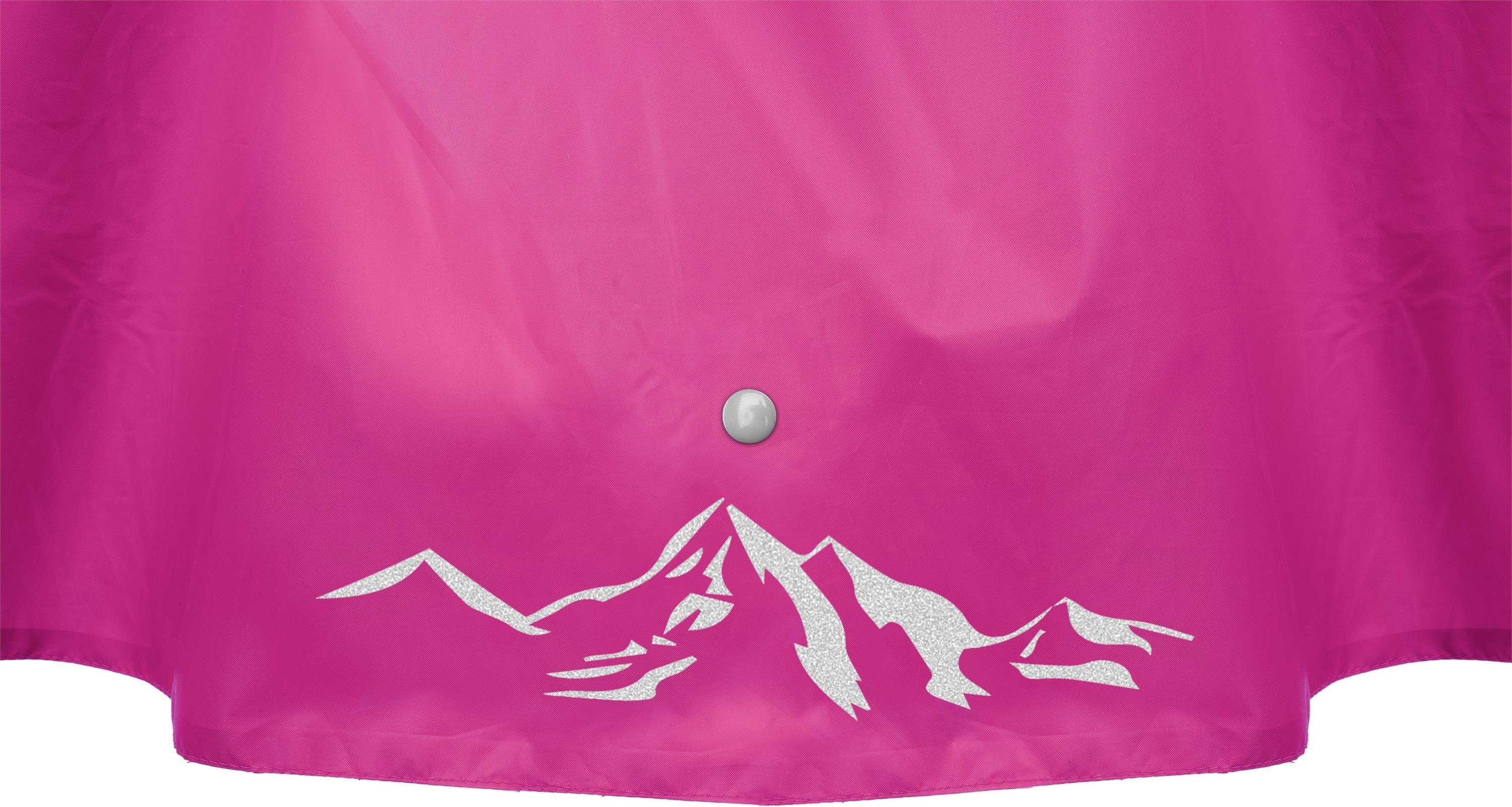 normani Regenponcho Kinder Regenponcho Mawsynram Wasserdichter Regencape mit Ärmeln - 3M™ Scotchlite™ Reflektor