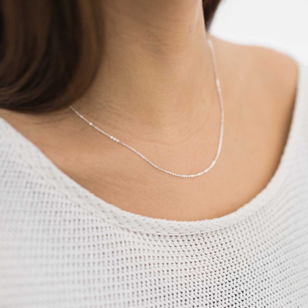 Materia Silberkette Damen Ankerkette Silber fein günstig online kaufen