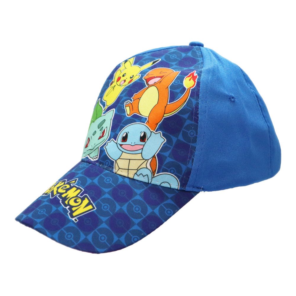 POKÉMON Baseball Cap Anime Pokemon Pikachu und Freunde Basecap Gr. 54/56