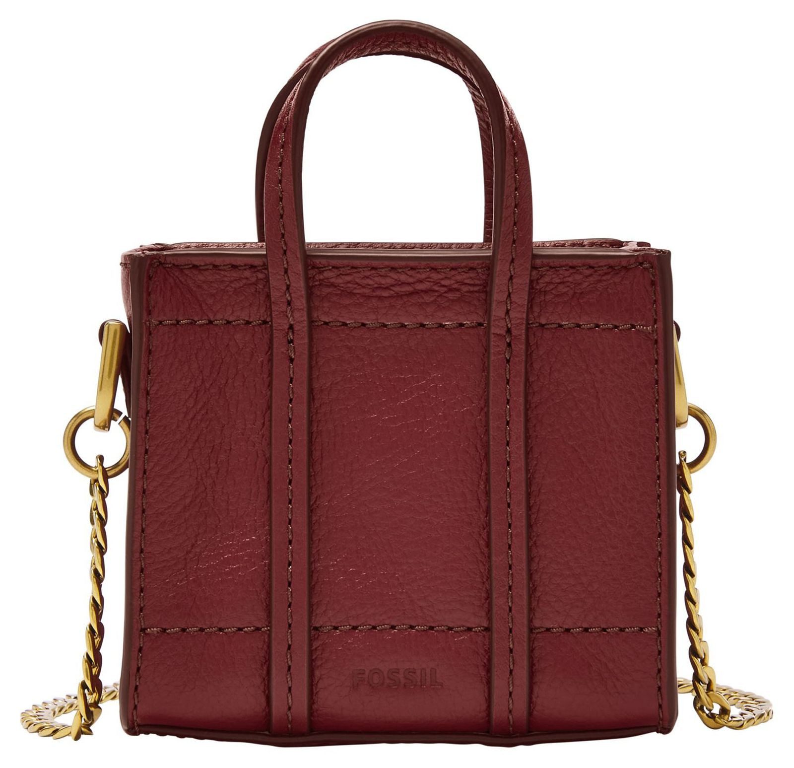 Fossil Umhängetasche Carmen Micro Tote Bag, aus echtem Leder