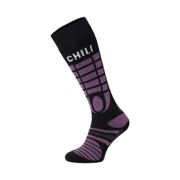 Chili Lifestyle Strümpfe Ski Knie Damen Socken, 4 Paar, Thermo, Skistrümpfe, Thermosocken