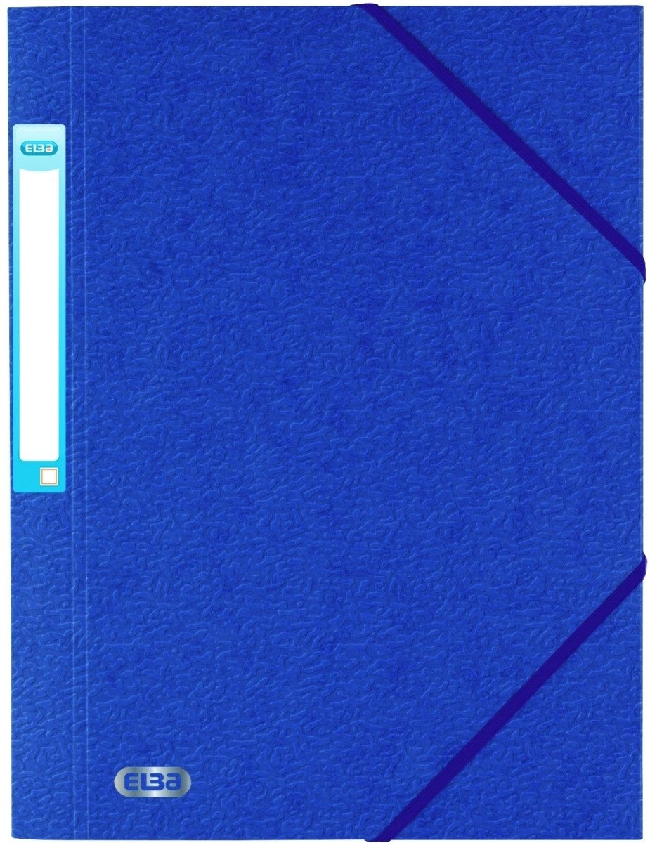 OXFORD Fächermappe Eckspannermappe Eurofolio Prestige A4 Spezialkarton 600 g/qm blau