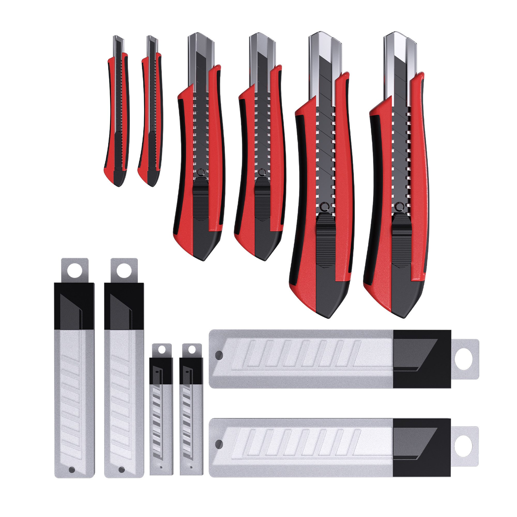 CCLIFE Universalmesser CCLIFE Profi Universalmesser & Klapp-Cuttermesser Set, (66 St)