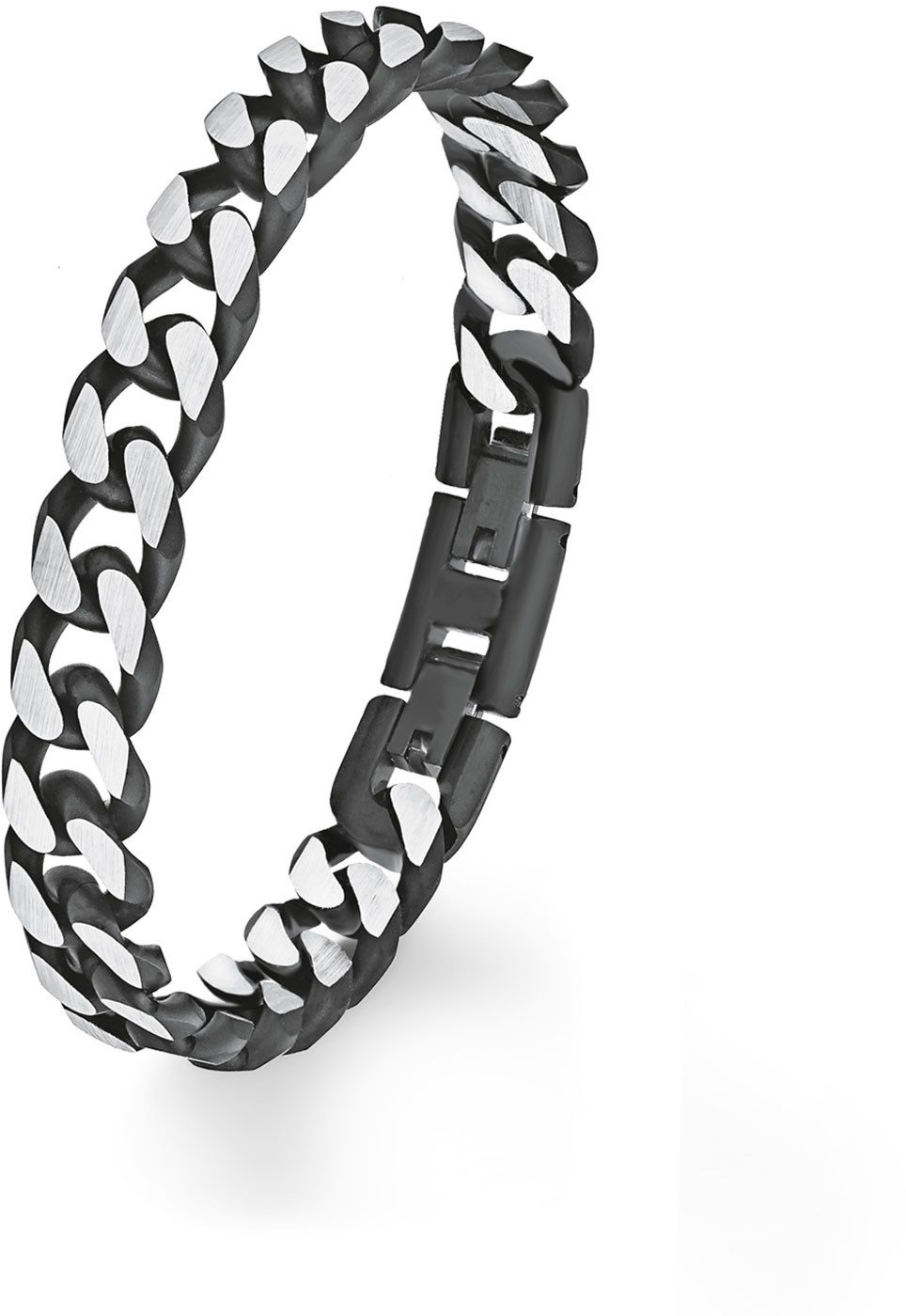 s.Oliver Armband Schwarzes Panzerarmband - s.Oliver günstig online kaufen
