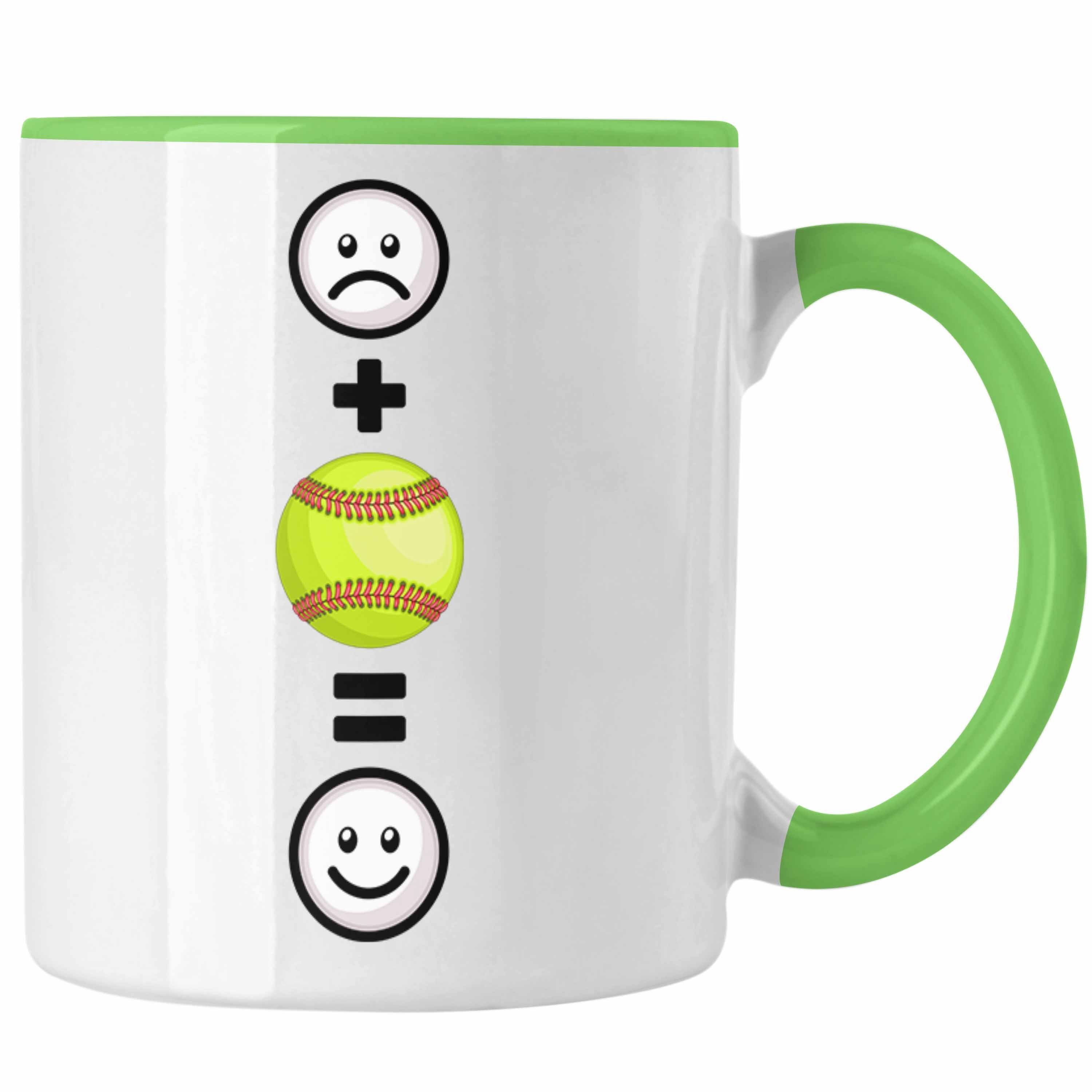 Trendation Tasse Tennis Tasse Geschenk für Tennis-Spieler Lustige Geschenkidee :(Ten Grün