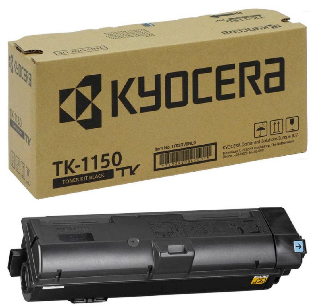 KYOCERA Tonerpatrone Original Kyocera TK-1150 Toner Schwarz P2235dn P2235dw M2135dn, Original Toner