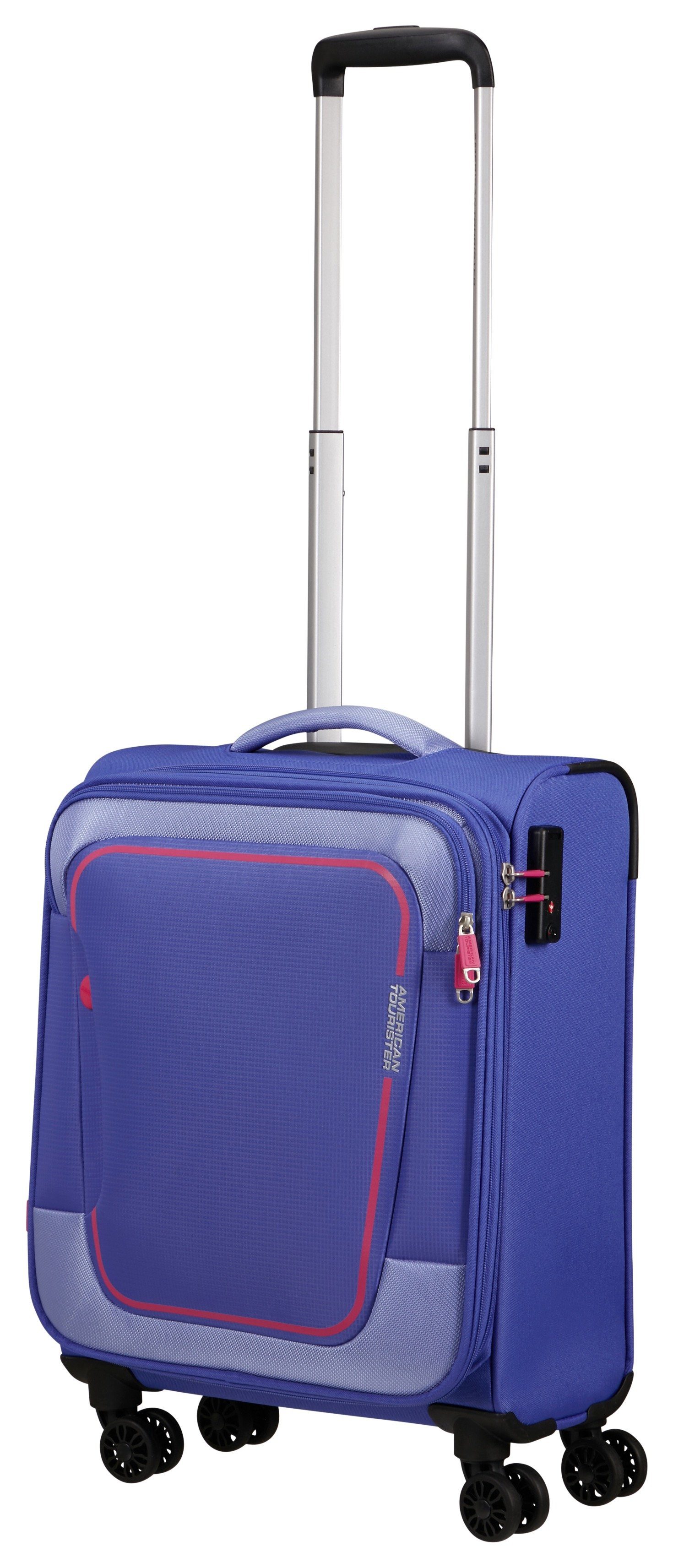 American Koffer 55, lilac PULSONIC Spinner 4 Tourister® Rollen soft