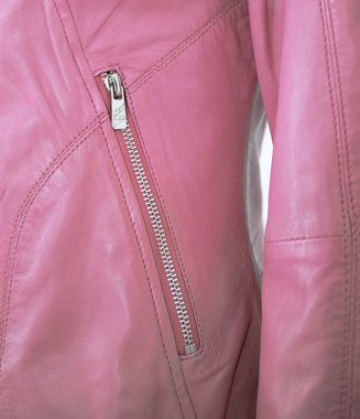 Jilani Lederjacke Nile Echtleder Damen Lederjacke Lammnappa wild rose