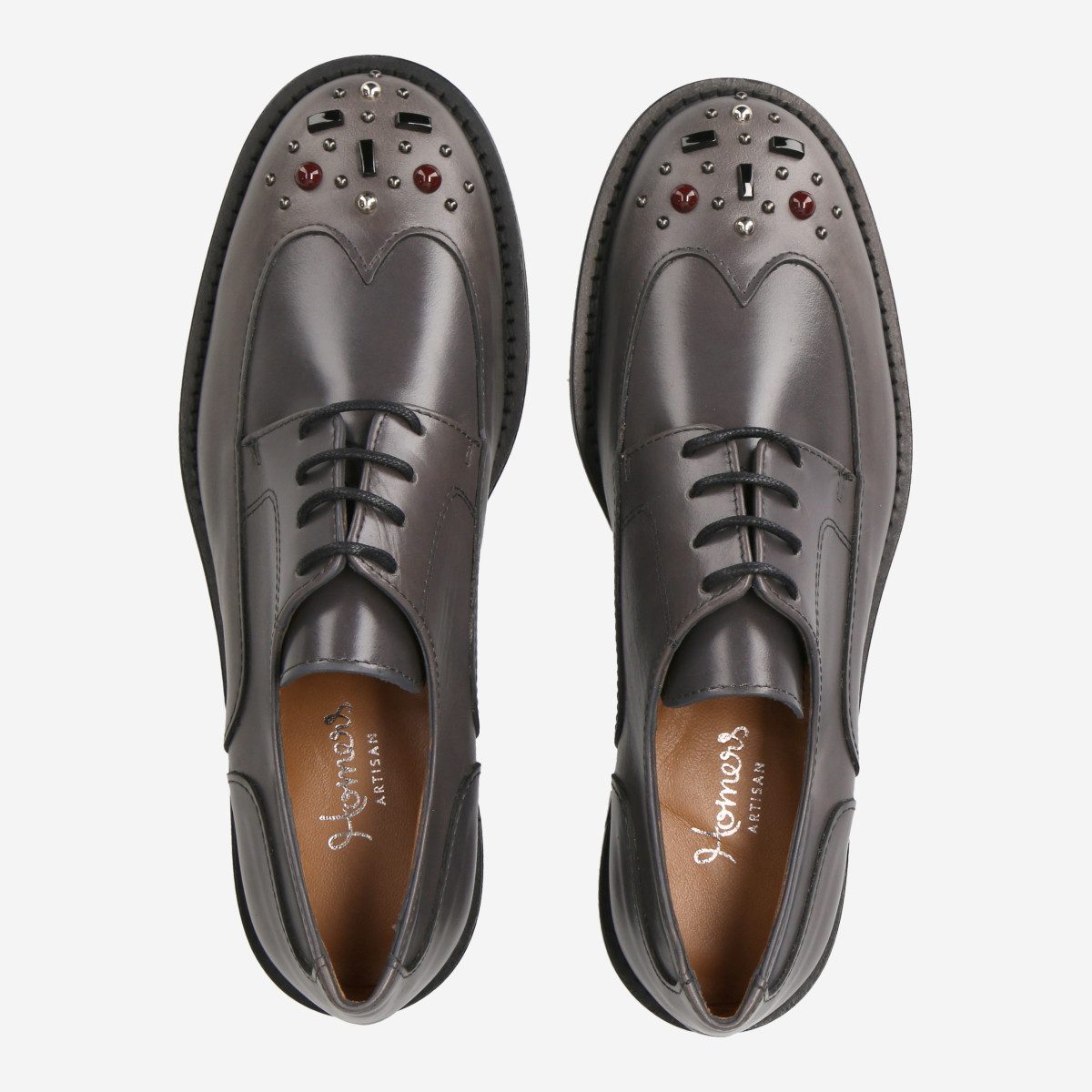 Homers Homers 21558 SIERRA, Schnürschuhe, Asphalt/ Grau, Damen Schnürschuh