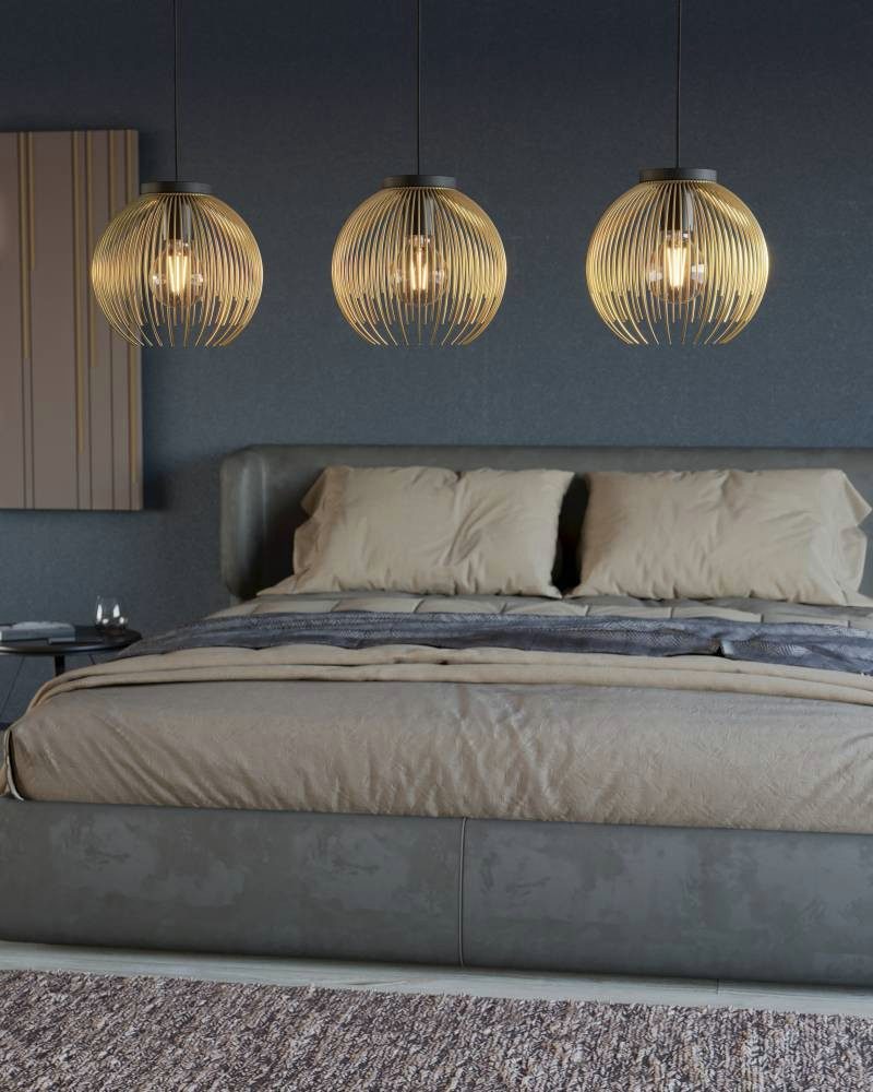 EGLO Hängeleuchte VENEZUELA Pendellampe, Esszimmerlampe, Metall, schwarz, g günstig online kaufen