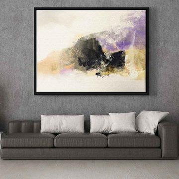 DOTCOMCANVAS® Leinwandbild Inner Landscape, Leinwandbild weiß beige moderne abstrakte Kunst Druck Wandbild