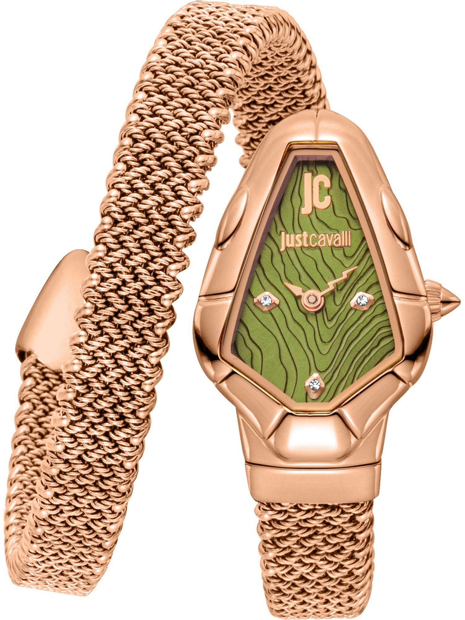 Just Cavalli Chronograph Just Cavalli Damen-Uhren Analog Quarz, Klassikuhr