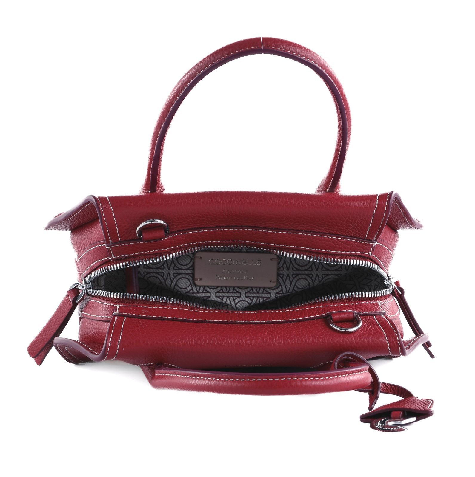 COCCINELLE Umhängetasche Handbag Grained Leather, aus echtem Rindsleder