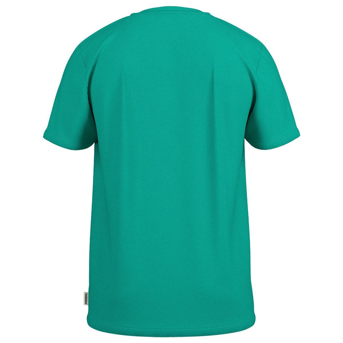 Maloja Kurzarmshirt HomadM. Bio-Baumwoll-T-Shirt mit großem Maloja-Bergprint. Moderater Schnitt