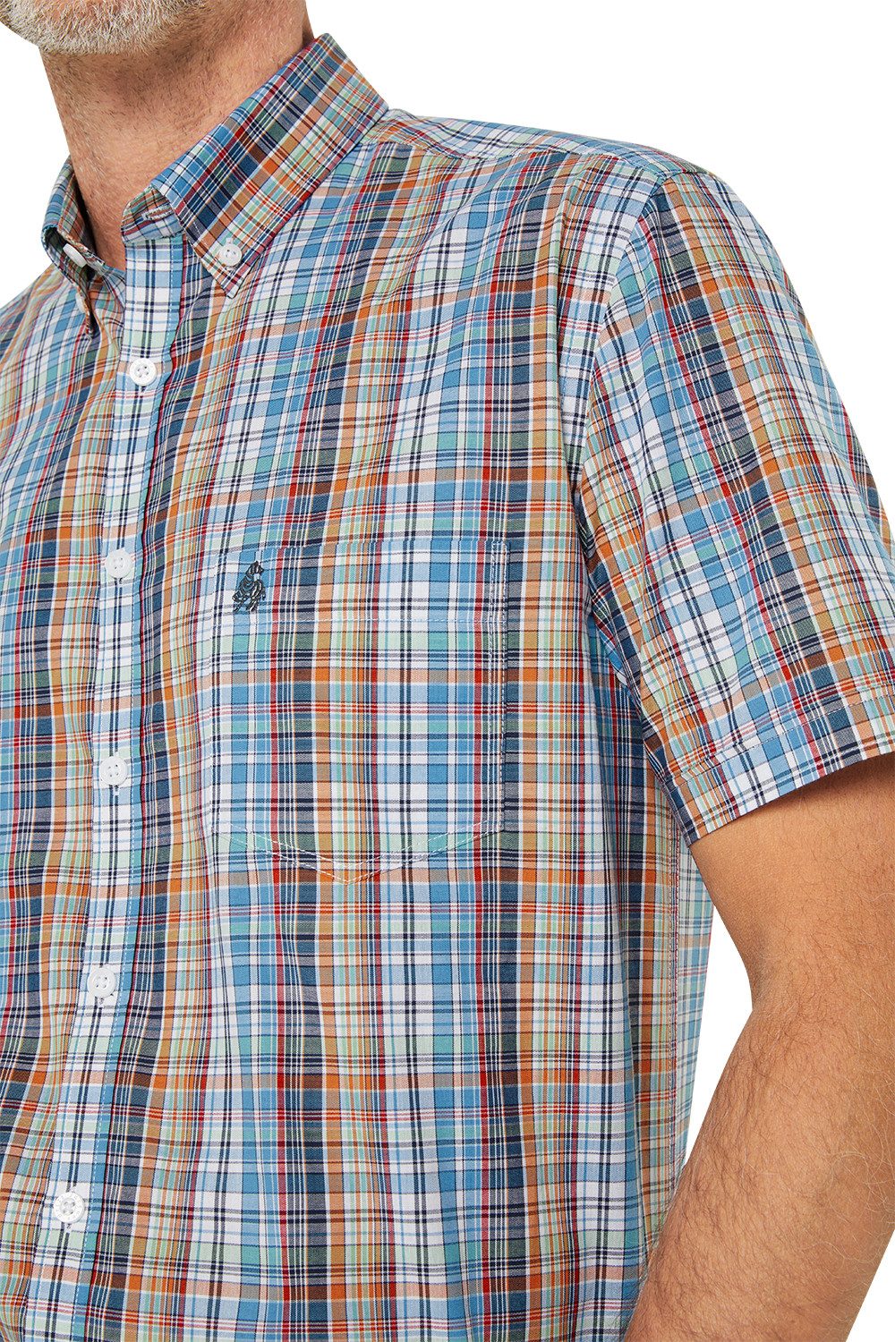 Jacques Britt Kurzarmhemd Reines Naturmaterial