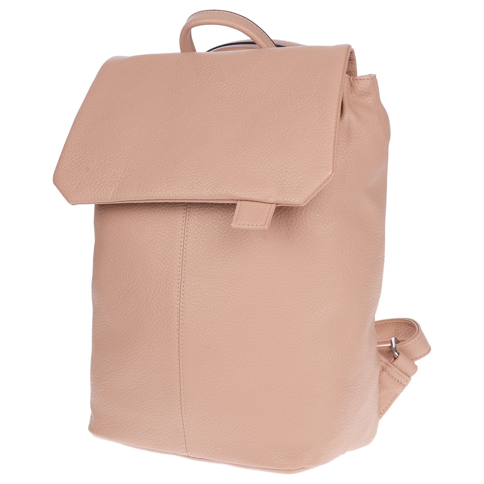 Christian Wippermann Cityrucksack Mittelgroßer Damen Rucksack Leder Optik PU (1 tlg, 1-tlg), Kurier Rollup Bag