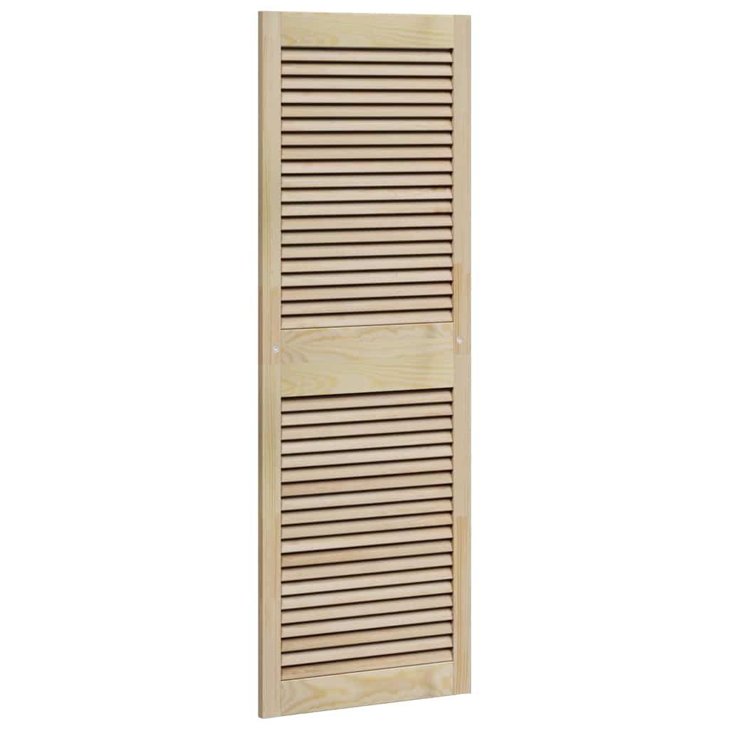 vidaXL Schranktür Schranktür Natur 49,5 x 2,1 x 140,5 cm Massives Kiefernholz (1 St)