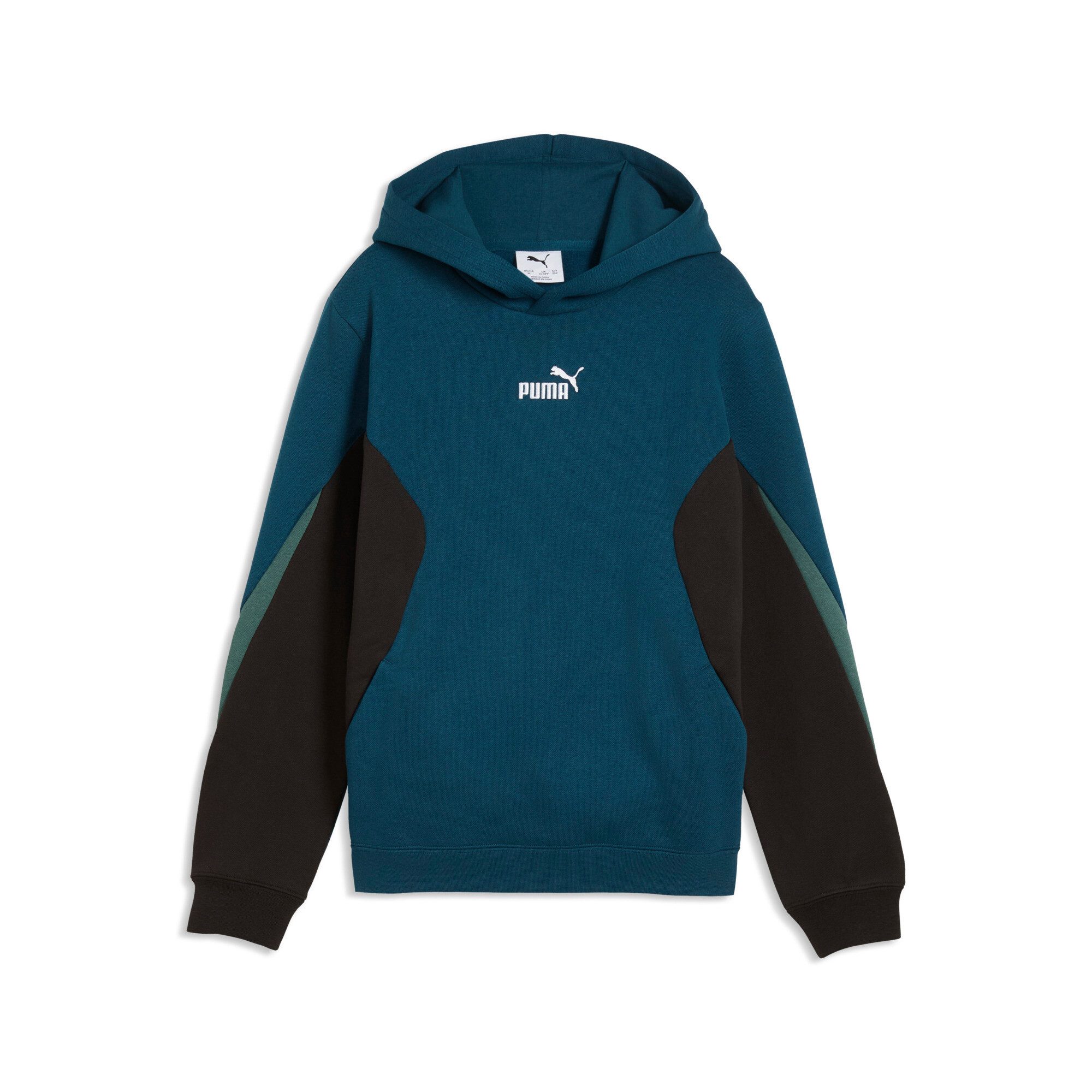 PUMA Kapuzensweatshirt ESS BLOCK HOODIE FL B mit Kapuze, Regular Fit