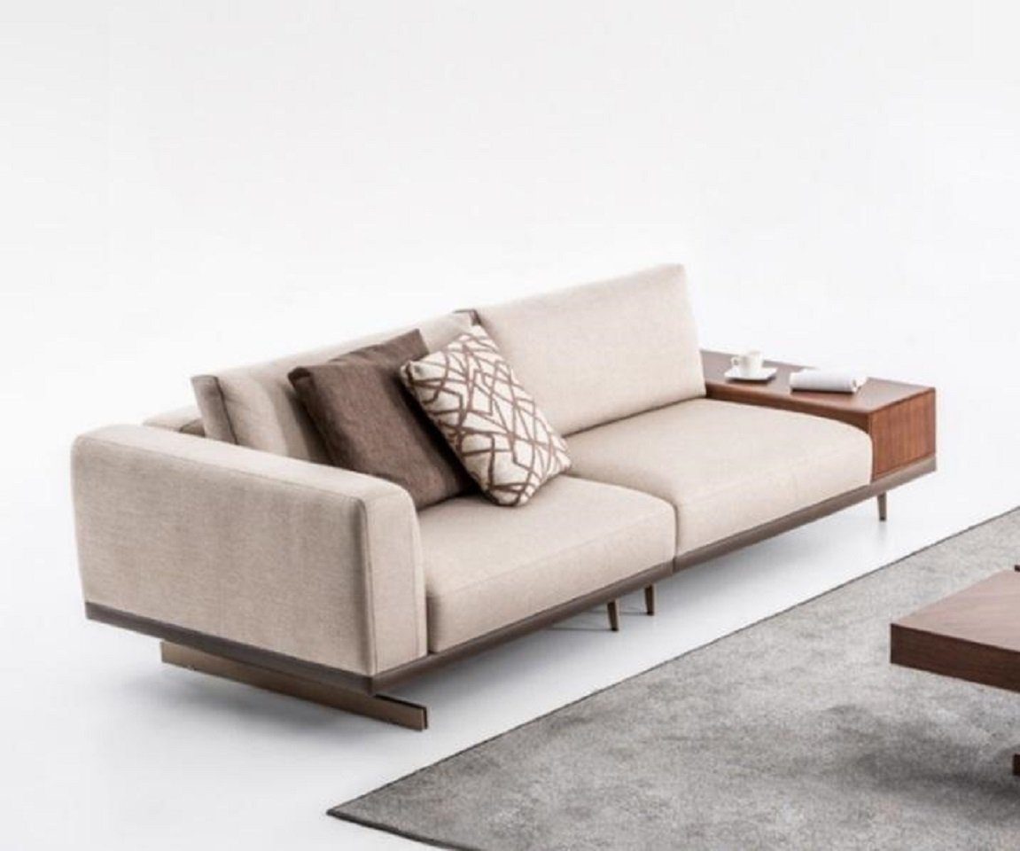 JVmoebel 3-Sitzer Dreisitzer Sofa 3 Sitzer Sofas Grau Modern Wohnzimmer Couch, 1 Teile, Made in Europe
