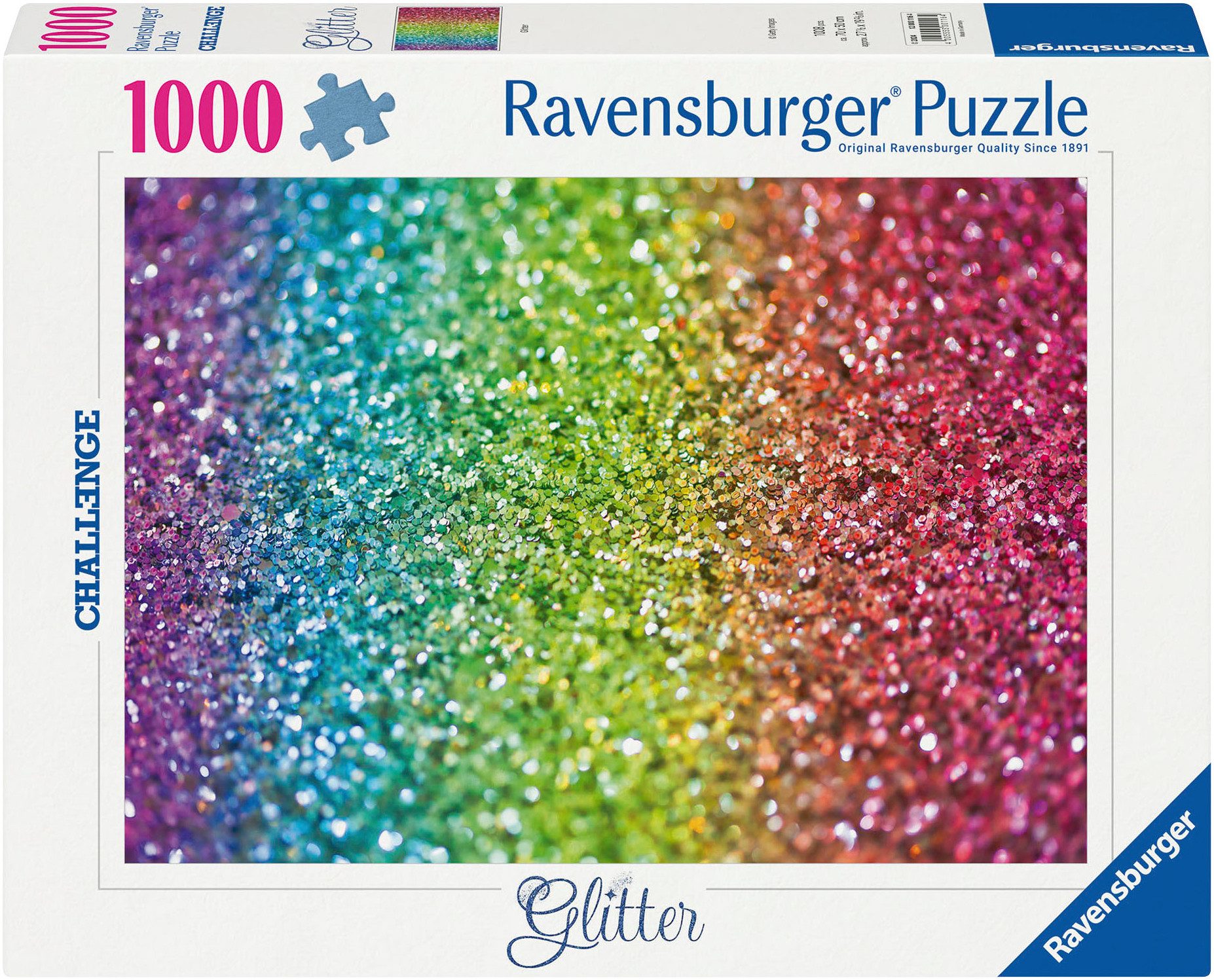 Ravensburger Puzzle Challenge, Glitter, 1000 Puzzleteile, Made in Germany günstig online kaufen
