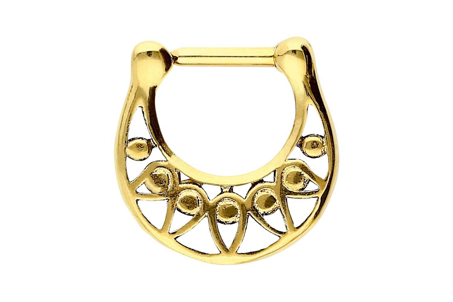 Nasenpiercing Chirurgenstahl Clicker DESIGN Ohrpiercing Septum Nase