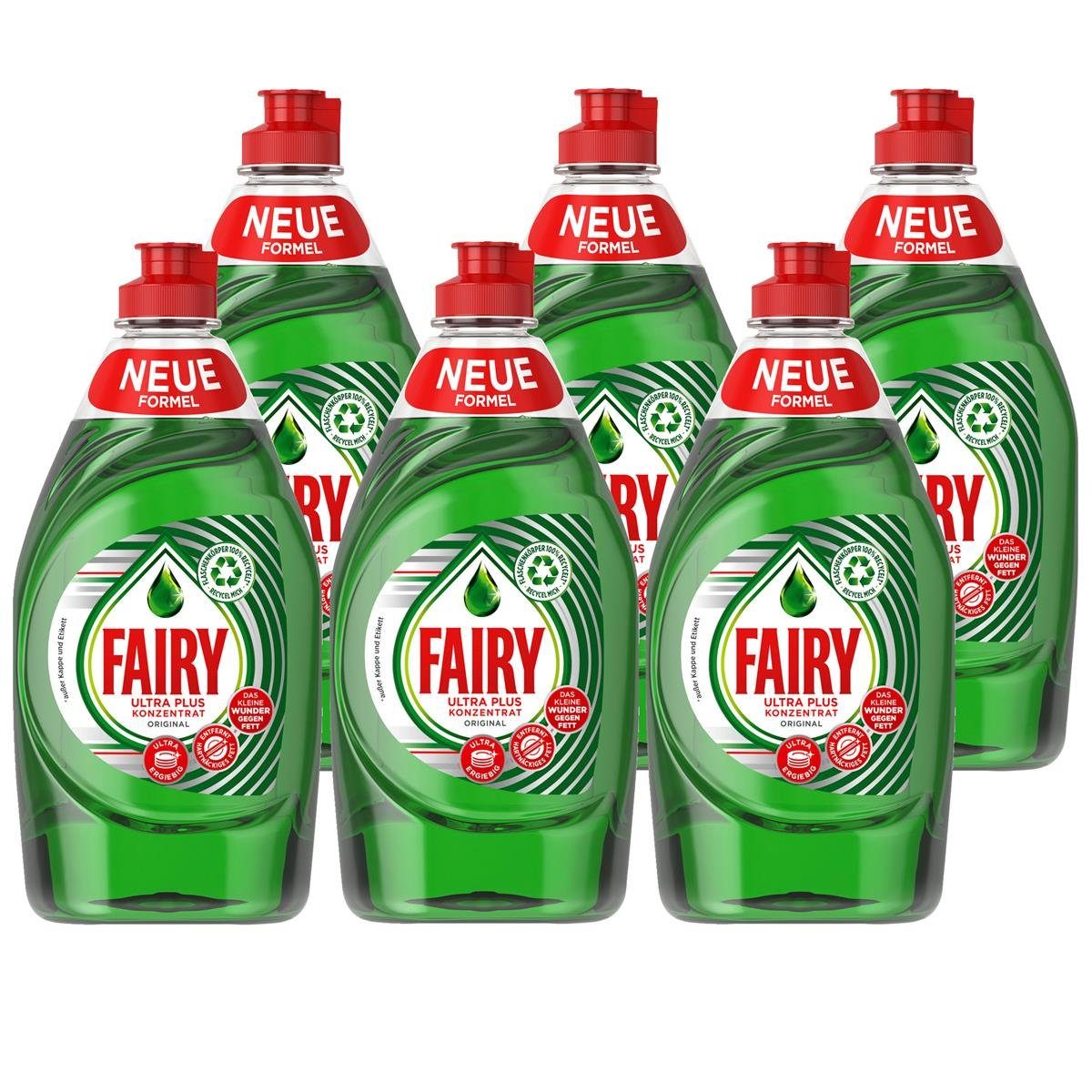 Angebotspreis Fairy Fairy Spülmittel Ultra Original 450ml Gegen Konzentrat Geschirrspülmittel (6er - Pac Fett