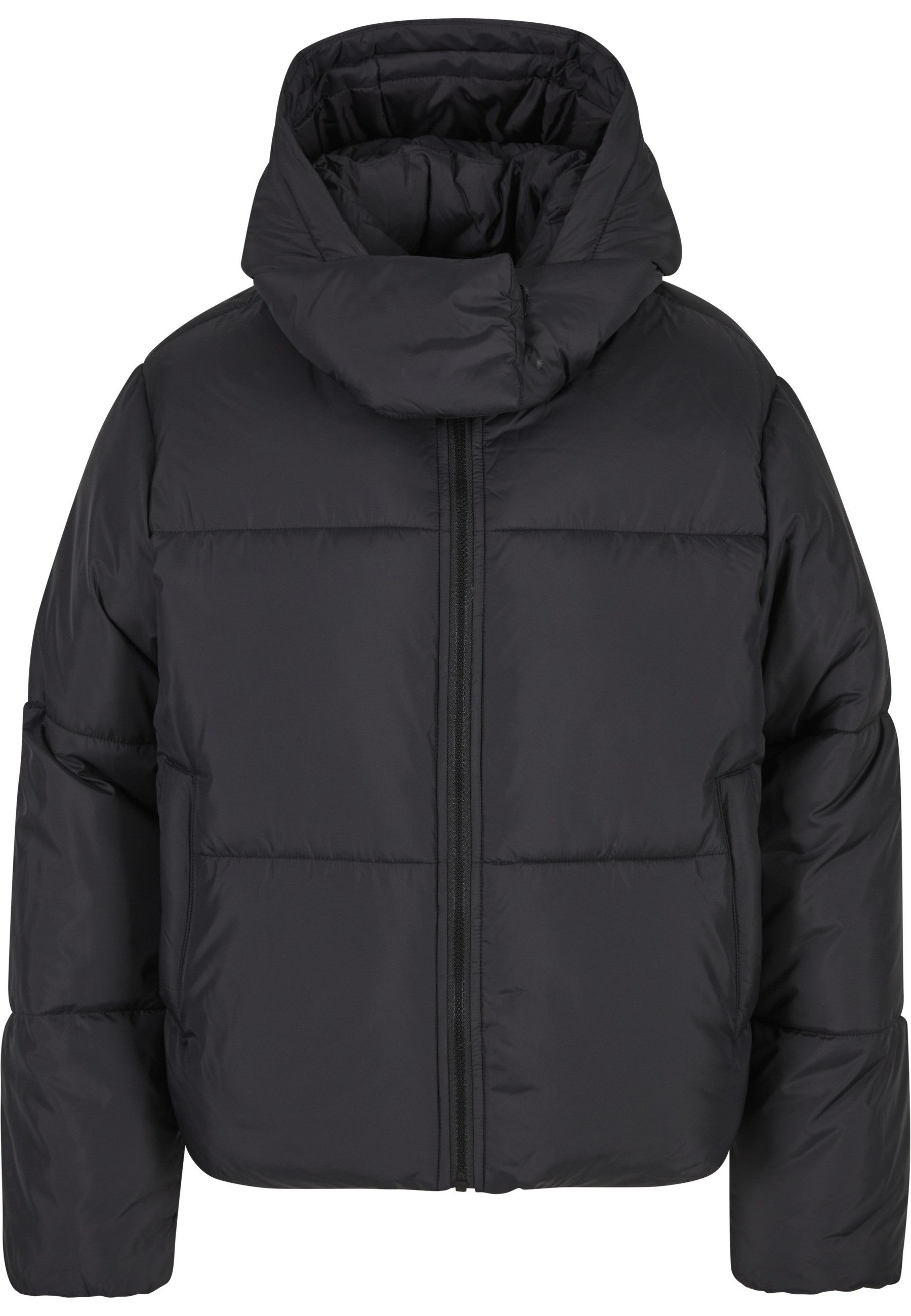 URBAN CLASSICS Winterjacke Urban Classics Ladies Hooded Collar Puffer Jacket (1-St)