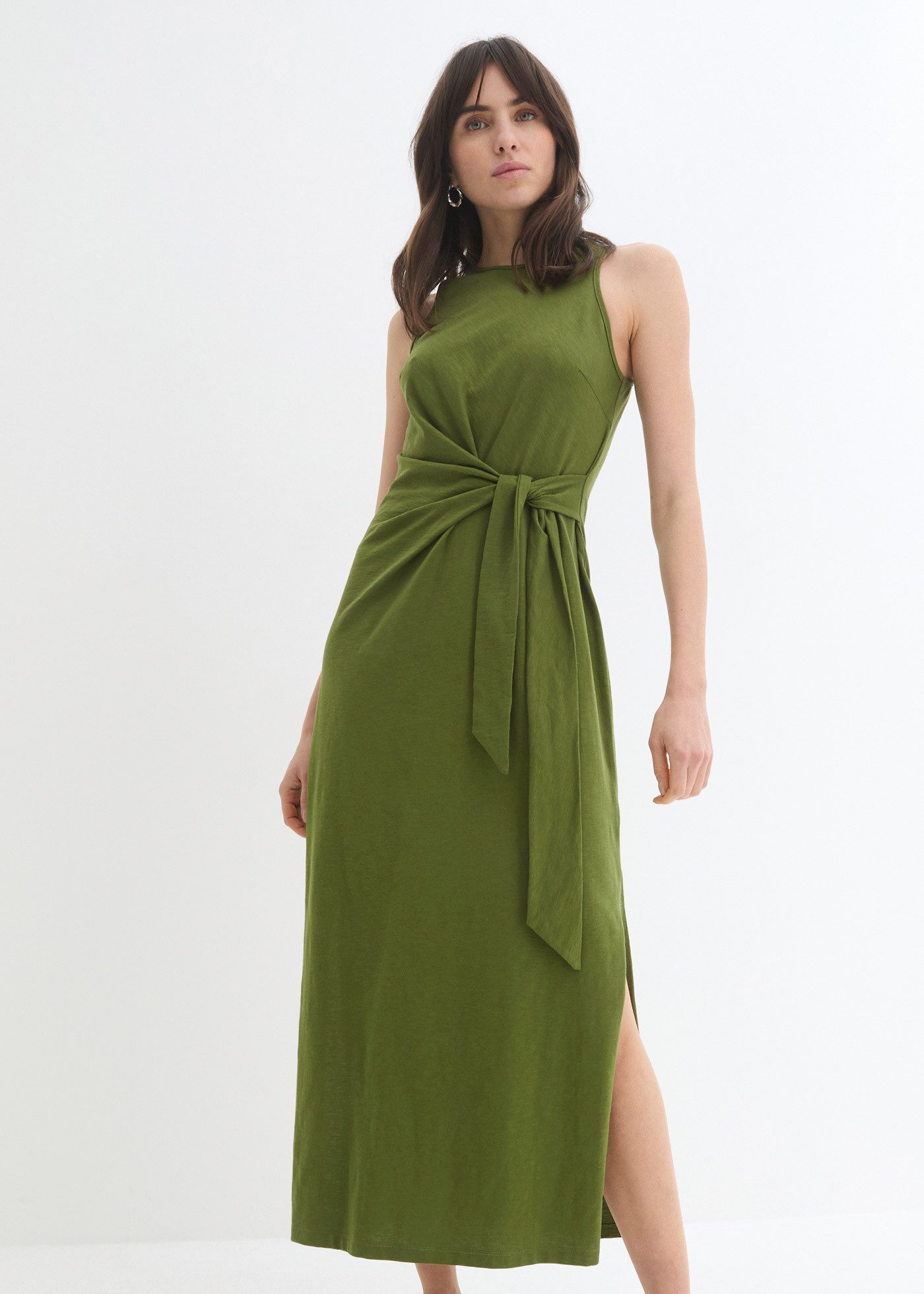 bonprix Maxikleid Maxikleid aus Baumwolle günstig online kaufen