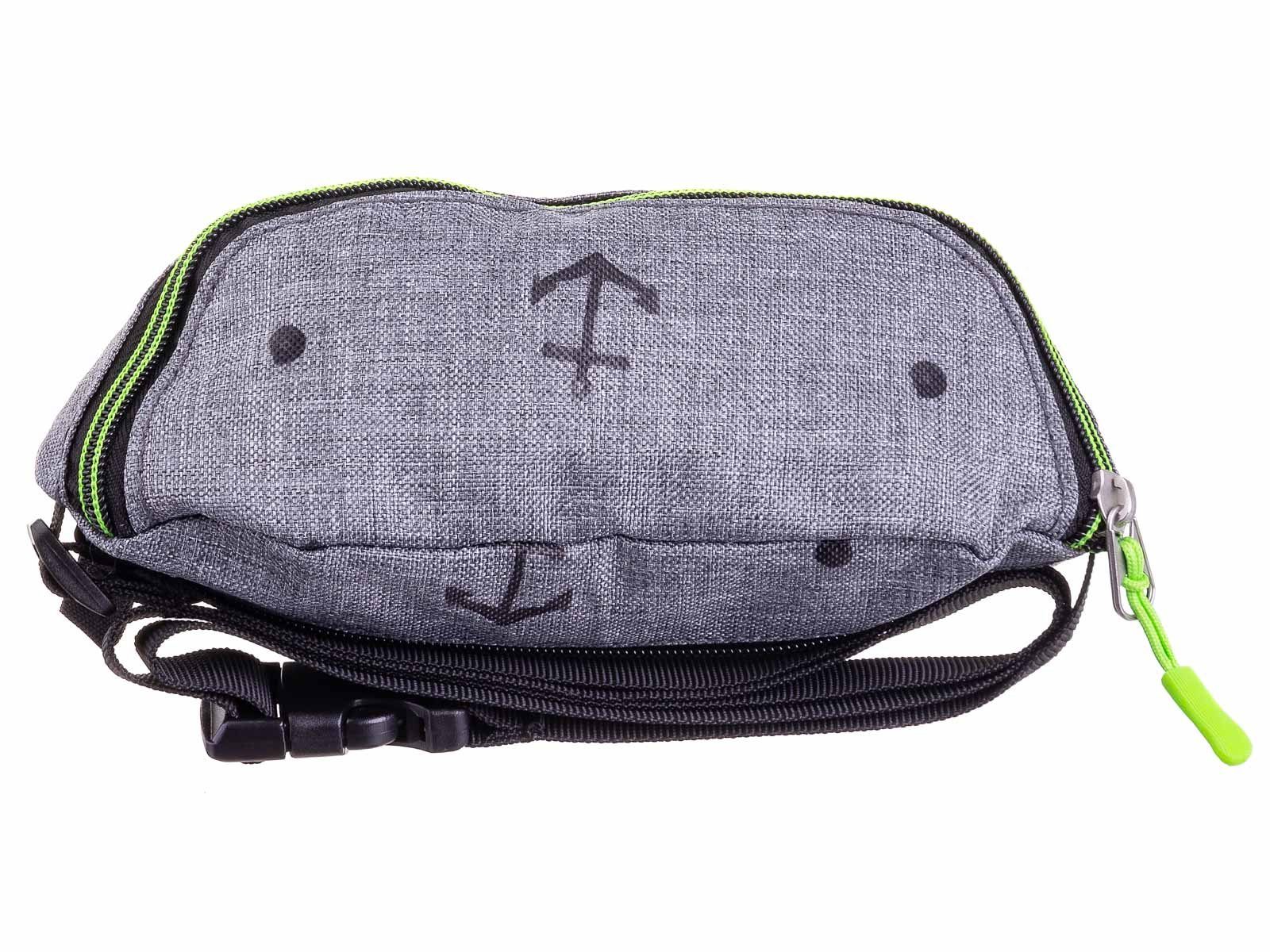 Gürteltasche Hip Reißverschluss ahoi GT1 mit Hauptfach Hüfttasche Pack Franky (1-tlg), Beckentasche