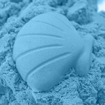 Retoo Kreativset Sandkasten Aufblasbarer Kreativ Spielzeug Sand Squish Creative Sand, (set, 3 kg Sand Sandkasten, 6 Formen, Schulter, Bedienungsanleitung), Fördert Kreativität, Wiederverwendbar, Hinterlässt keine Flecken