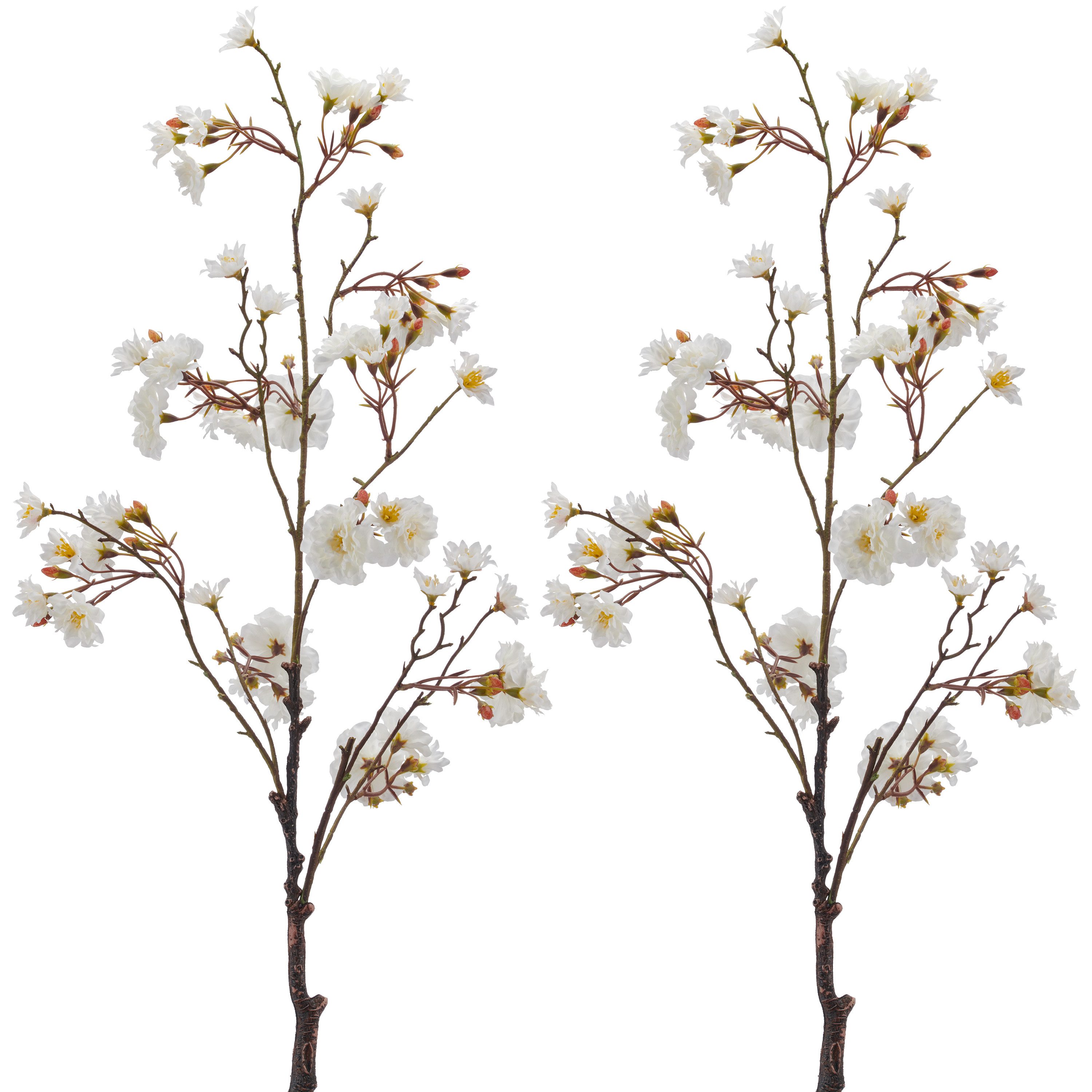 Kunstzweig Kirschblütenzweig, Creativ green, Höhe 92 cm, mit traumhaft schönen Blüten