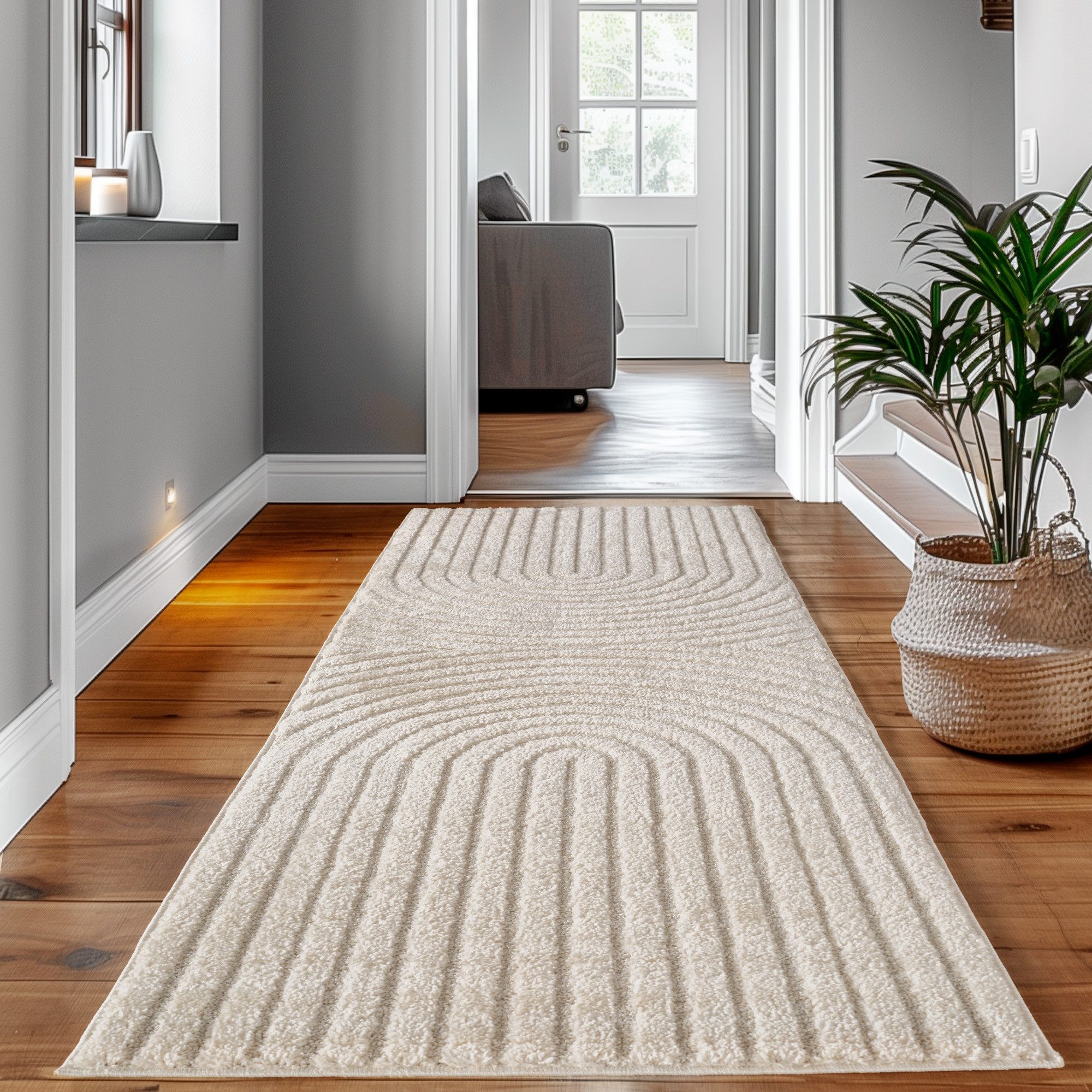 SIMPEX24 Designteppich Boho Design, Rechteckig, Höhe: 8 mm, Teppich Wohnzim günstig online kaufen