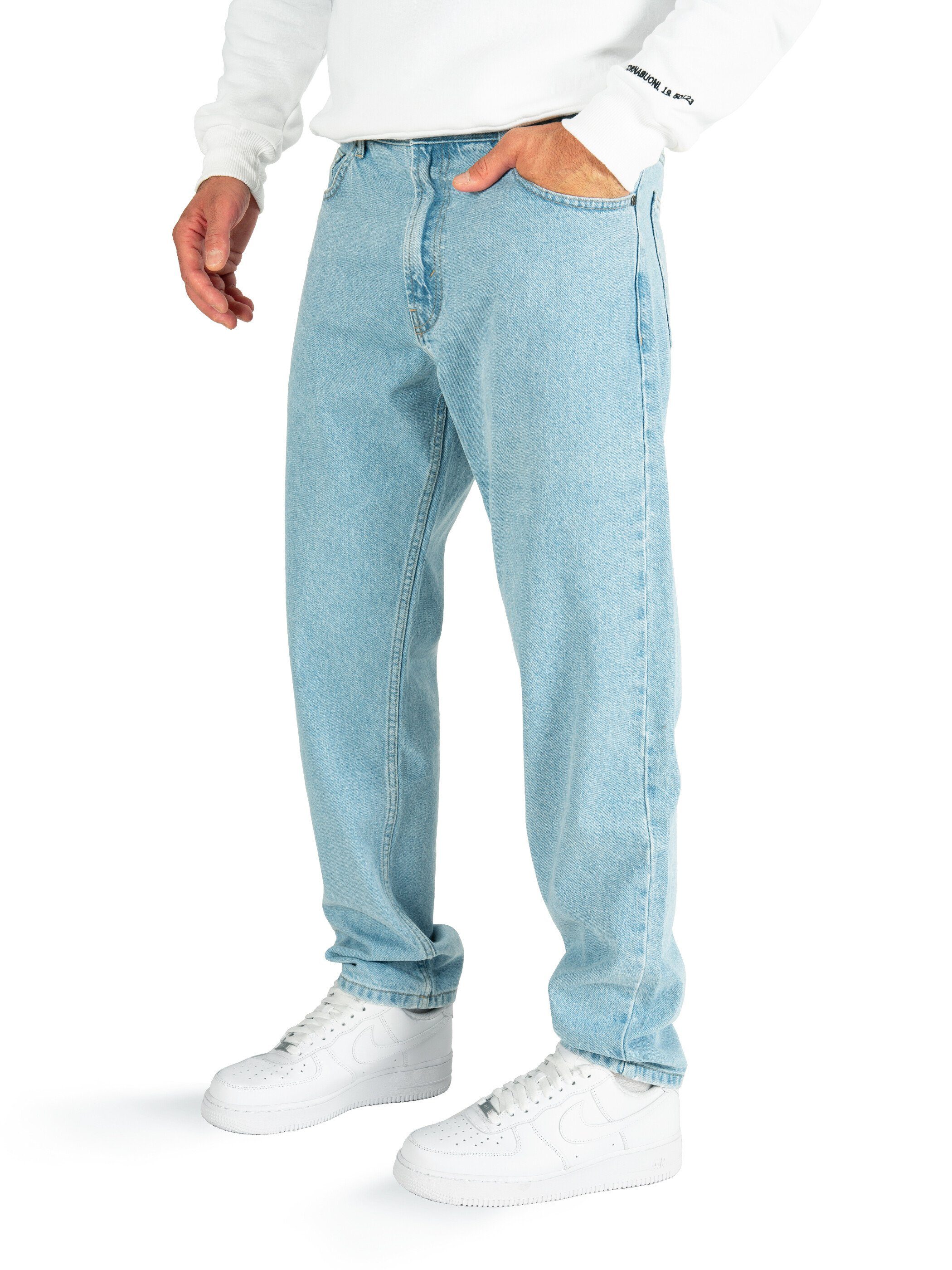 WOTEGA Loose-fit-Jeans Thor Herren Jeans bequeme Baumwoll Jeans