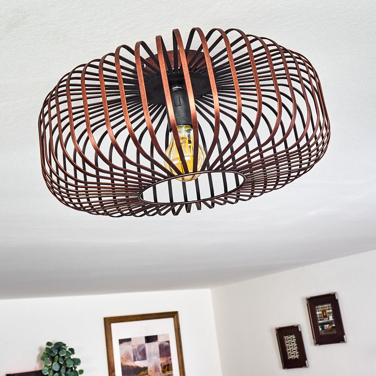 hofstein Deckenleuchte »Pieris« Deckenlampe aus Metall günstig online kaufen