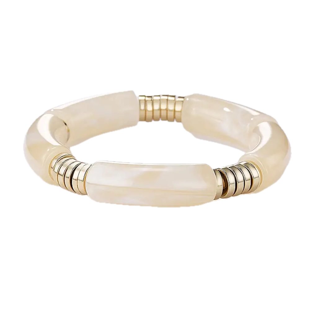 LK Trend & Style Armreif Buntes elastisches Armband (klasse Modeschmuck), wunderschöne Farben, großartiges Basic