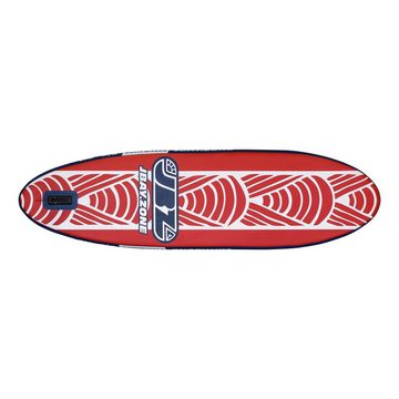 JBAY.ZONE Inflatable SUP-Board H3 Amura All Around SUP Board 297x81x10cm Komplettset rot, Longboard, (Set), Reparaturkit