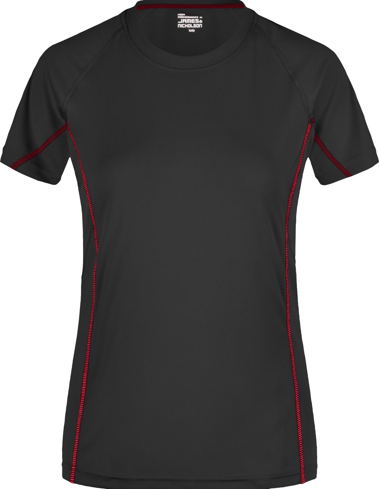 JAMES & NICHOLSON Laufshirt Damen Sportshirt mit modischen, reflektierenden Details JN422 (Doppelpack, 2 Stück) Feuchtigkeitsregulierend, atmungsaktiv und schnell trocknend mehr