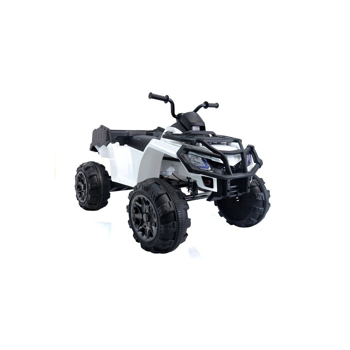 Wisam Elektro-Kinderauto Quad BDM 0909 Weiß 24V 2x45W USB SD MP3 Radio FM LED Quad