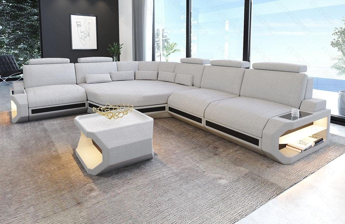 Sofa Dreams Ecksofa »Asti H«, L Form Stoffsofa mit LED, extra große  Eck-Sitzfläche, Designersofa online kaufen | OTTO