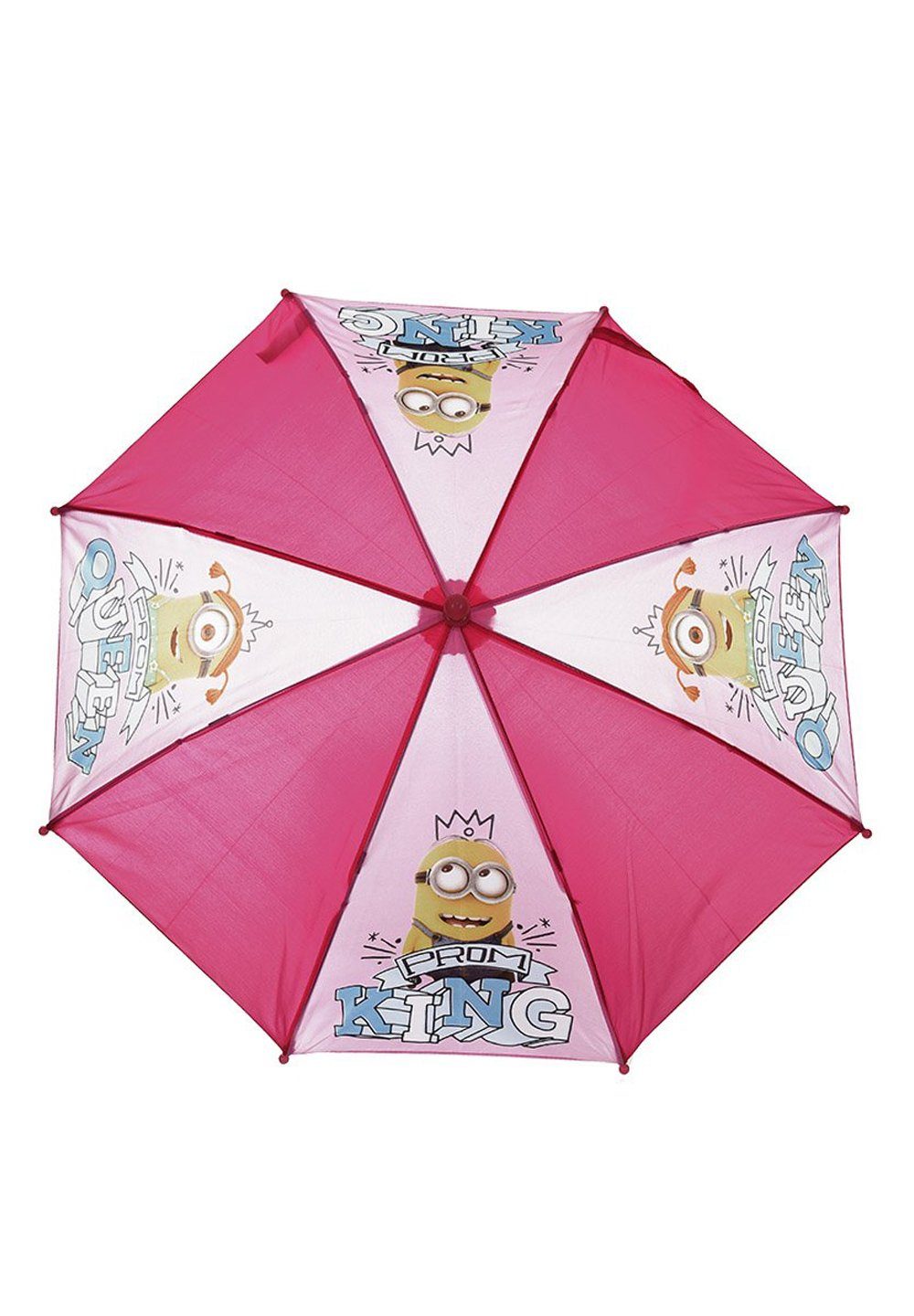 Mädchen Kuppelschirm Kinder Minions Regenschirm Stockregenschirm