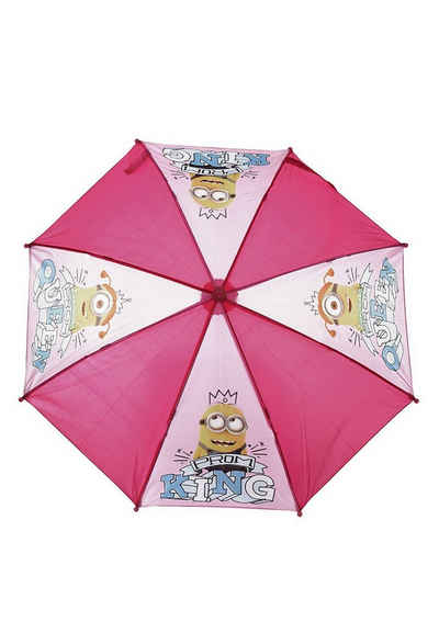 Minions Stockregenschirm Kinder Mädchen Regenschirm Kuppelschirm