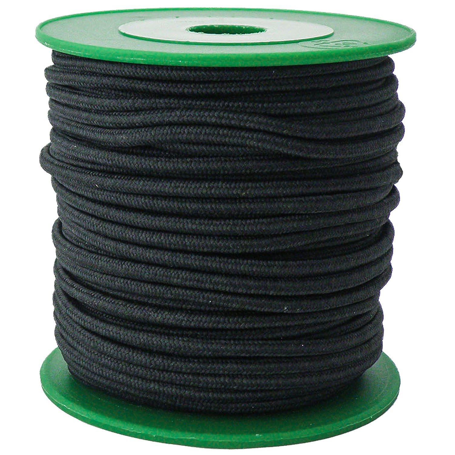maDDma Gummiband Gummikordel 25m x Ø 3mm Gummischnur Gummiband Bekleidungsgummi, dunkelgrau