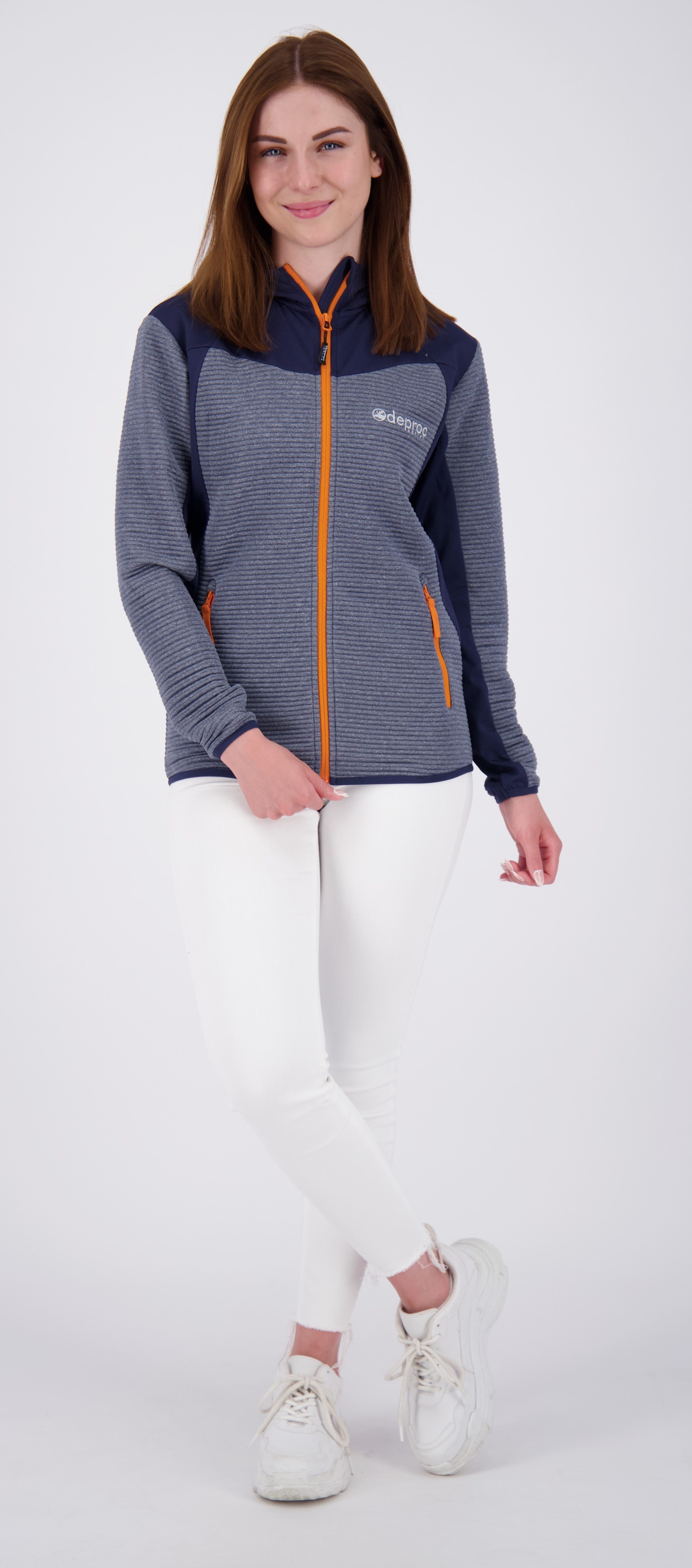 DEPROC Active Strickfleecejacke ELM WOMEN auch in Großen Größen erhältlich