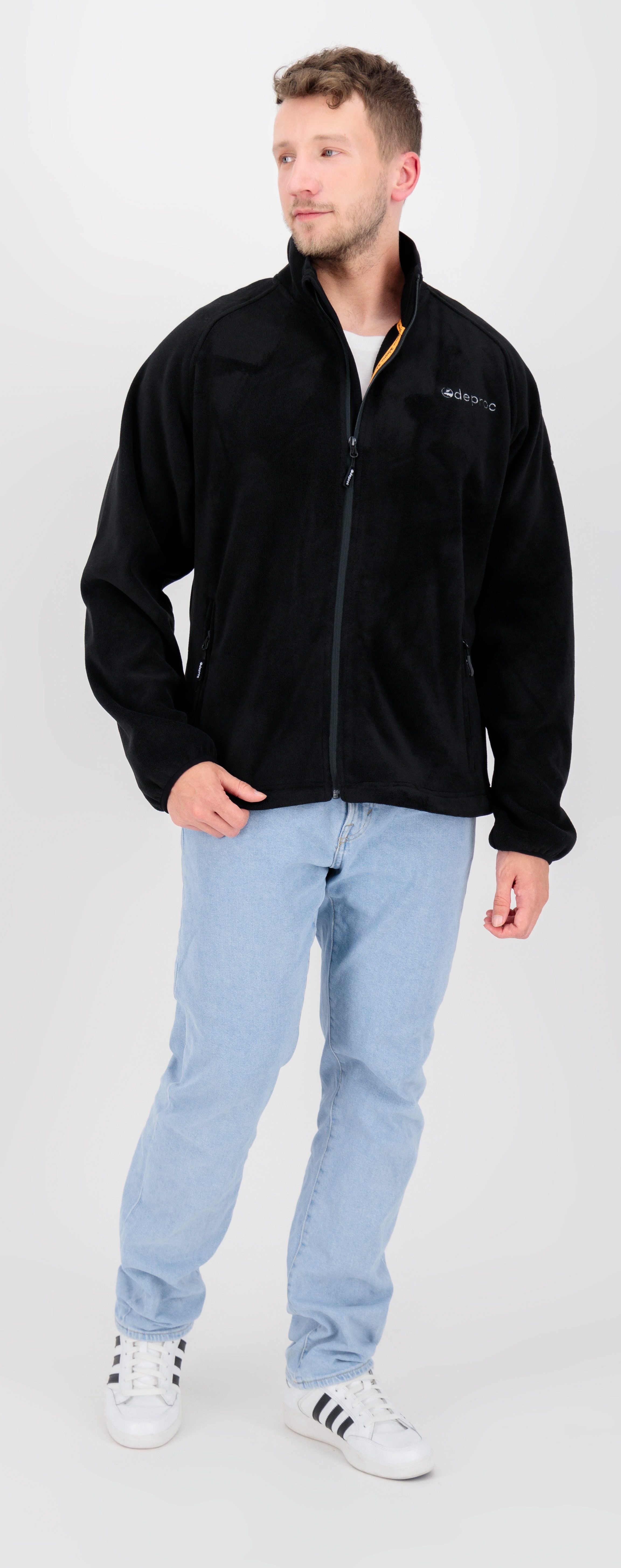 DEPROC Active Fleecejacke WAWA BAY CS Polarfleece, Fleece, Mid-Layer auch in Großen Größen erhältlich