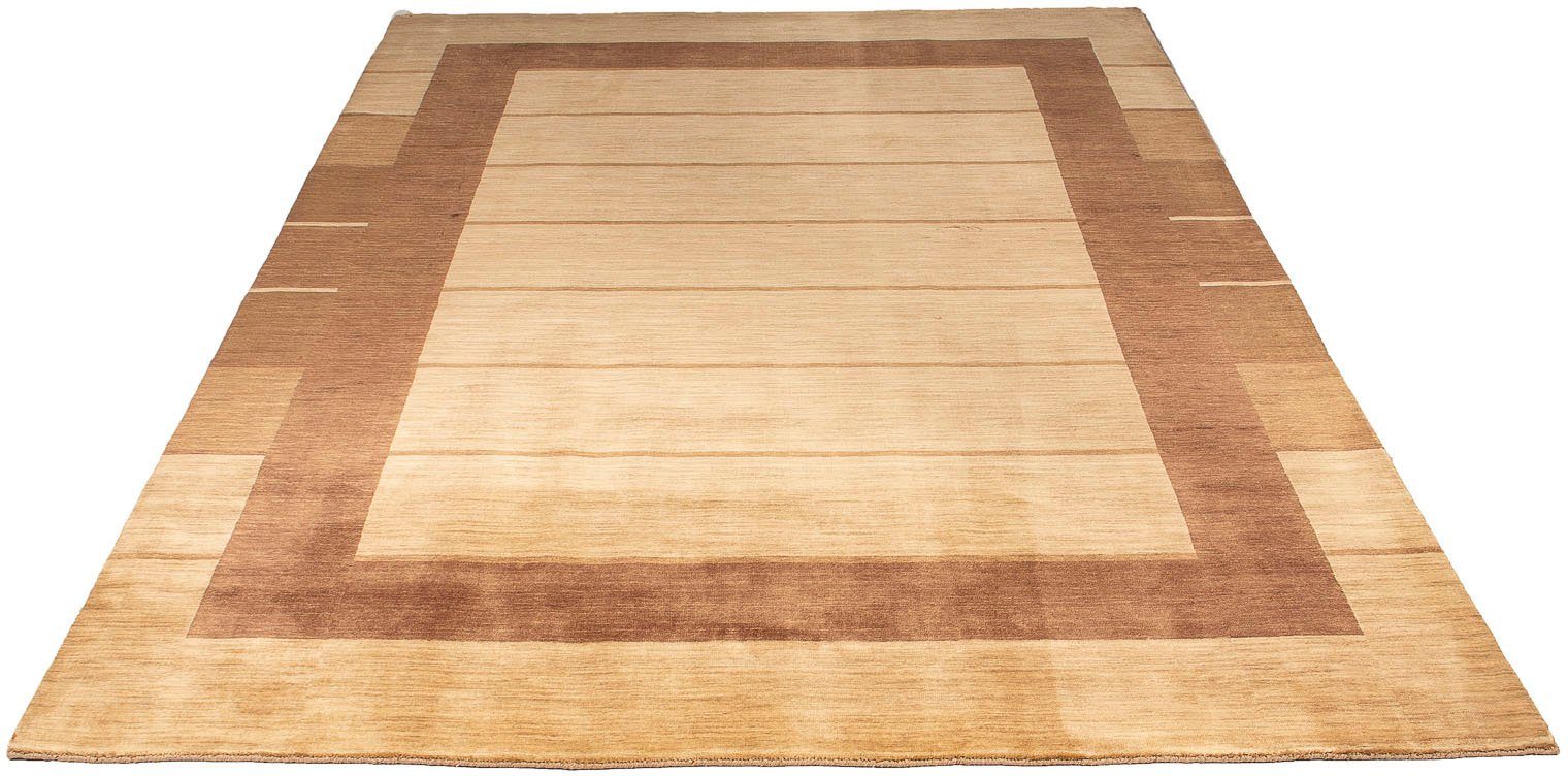 Wollteppich Gabbeh - Softy - 294 x 200 cm - braun, morgenland, rechteckig, Höhe: 16 mm, Wohnzimmer, Einzelstück