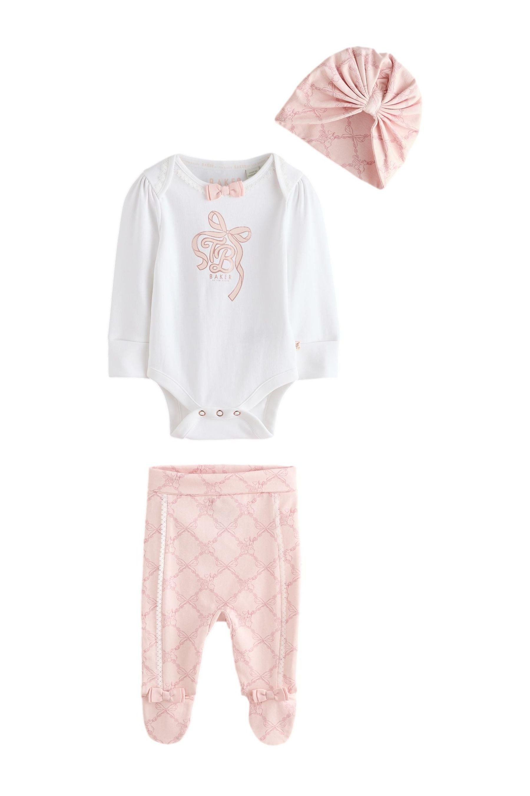 Baker by Ted Baker Body & Hose Baker by Ted Baker Body, Leggings und Turban (3-tlg)