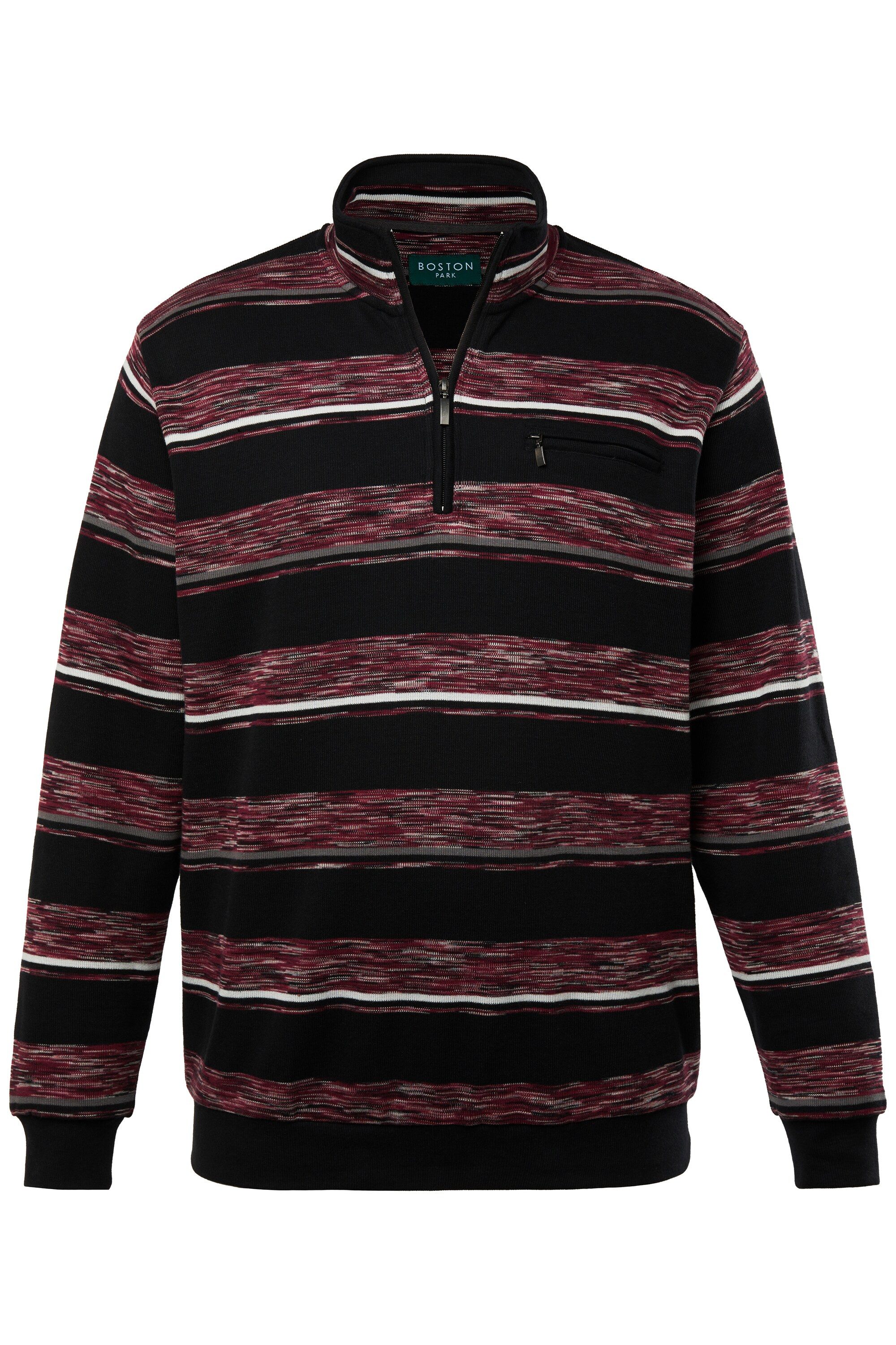 Boston Park Sweatshirt Boston Park Troyer Sweat Zippkragen Brusttasche günstig online kaufen